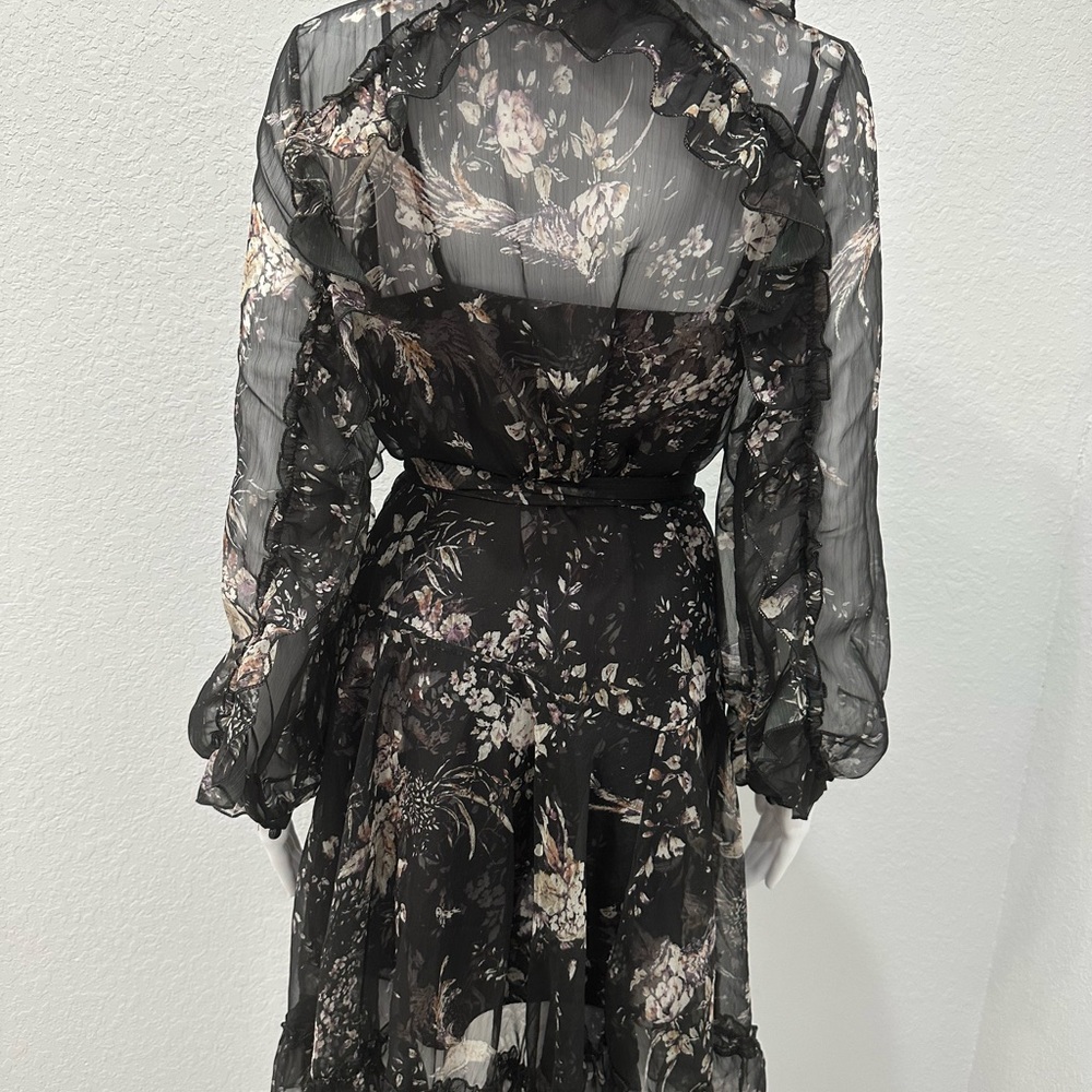 Zimmermann Feathery Maple Silk Dress size 1 small - Picture 7 of 7